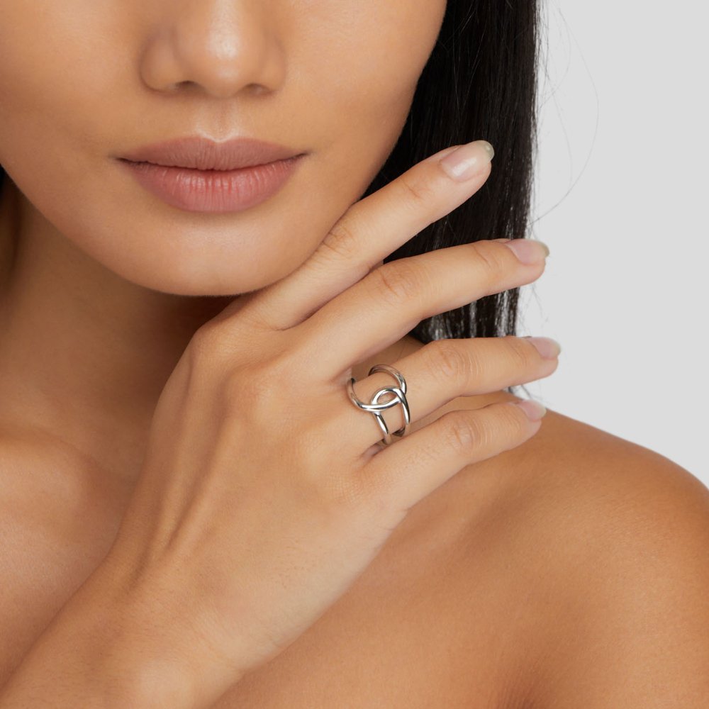 Abstract Open Wrap Ring