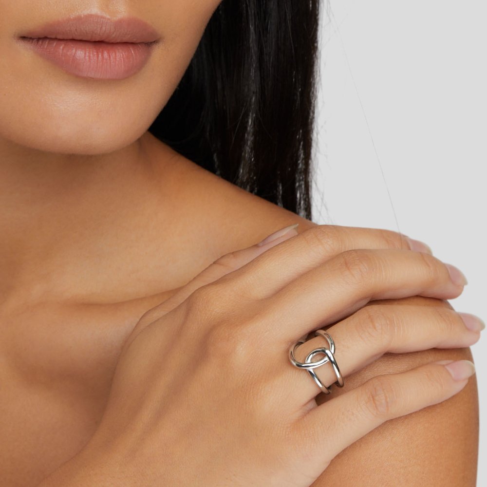 Abstract Open Wrap Ring