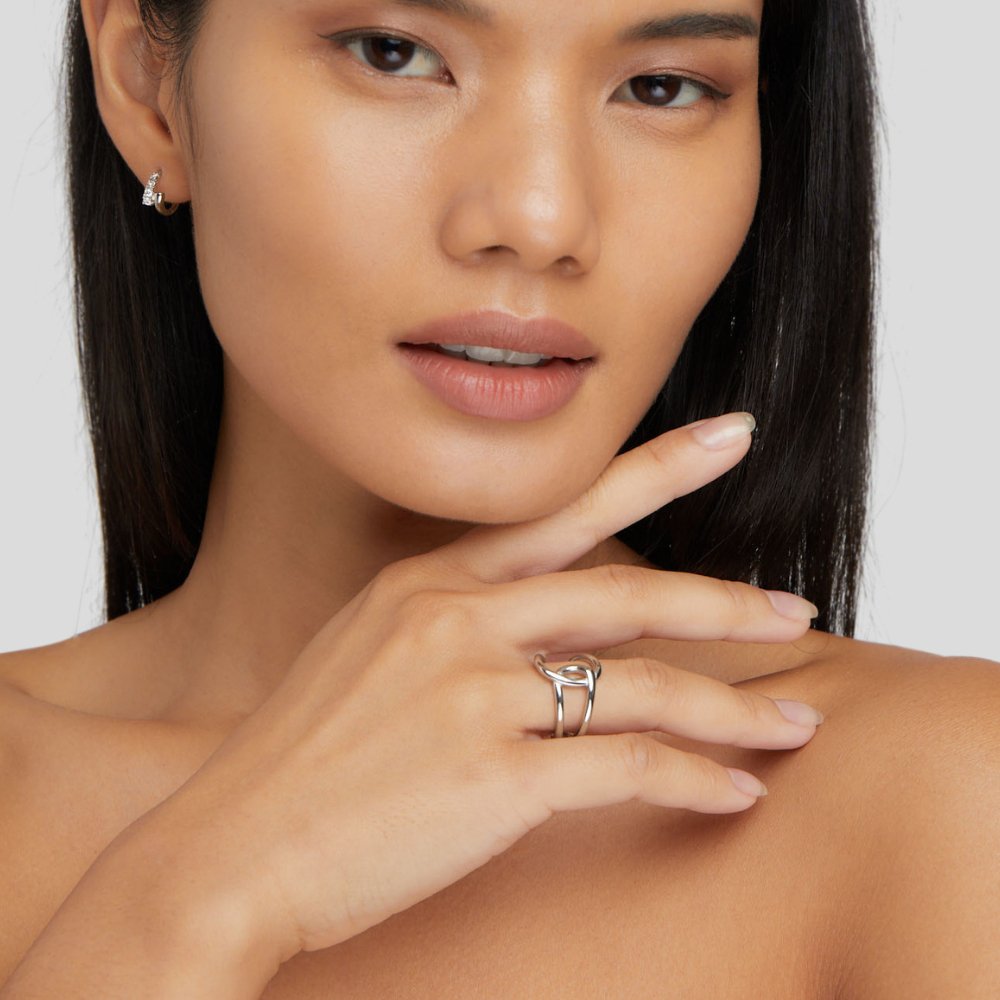 Abstract Open Wrap Ring
