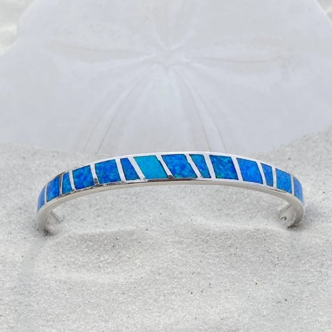 Blue Opal Cuff Bracelet