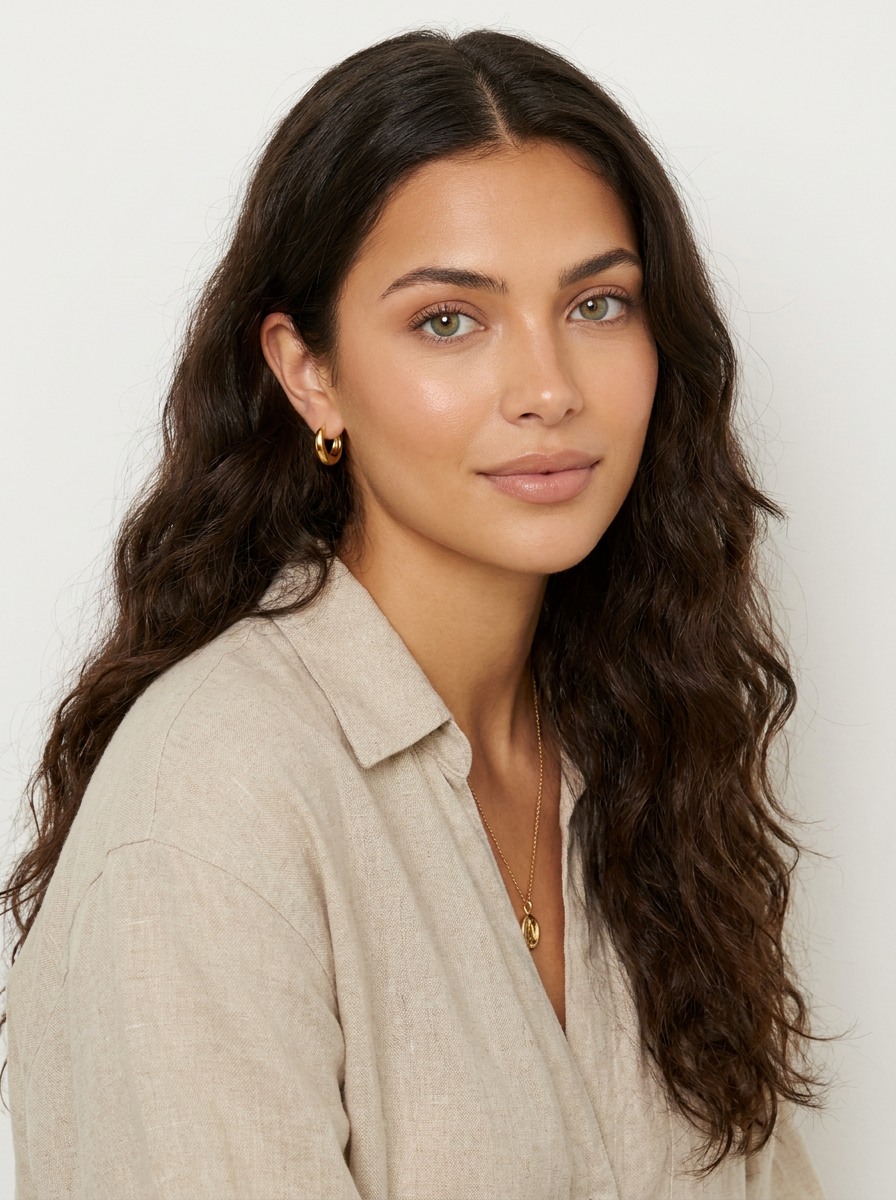 Classic Gold Huggie Hoop Earrings