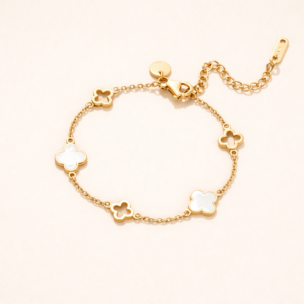 Clover Chain Link Bracelet