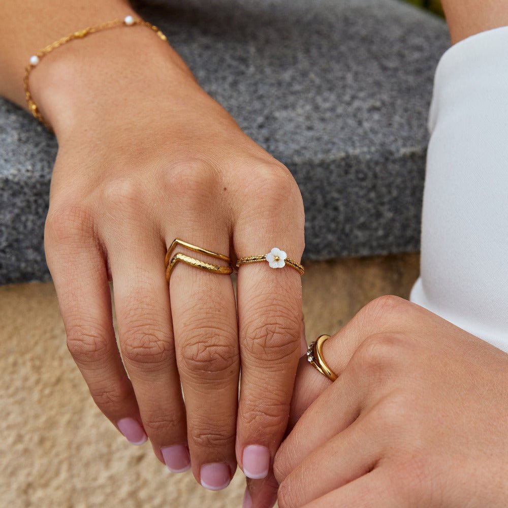 Floral Gold Ring