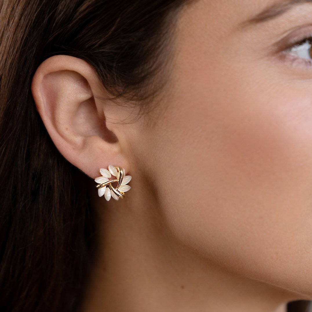 Floral Stud Earrings