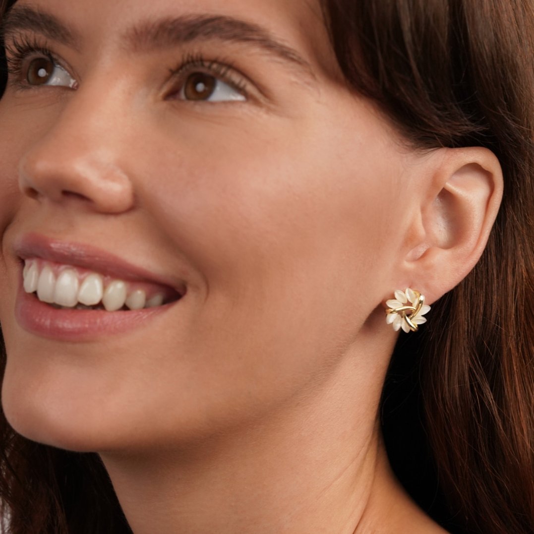 Floral Stud Earrings