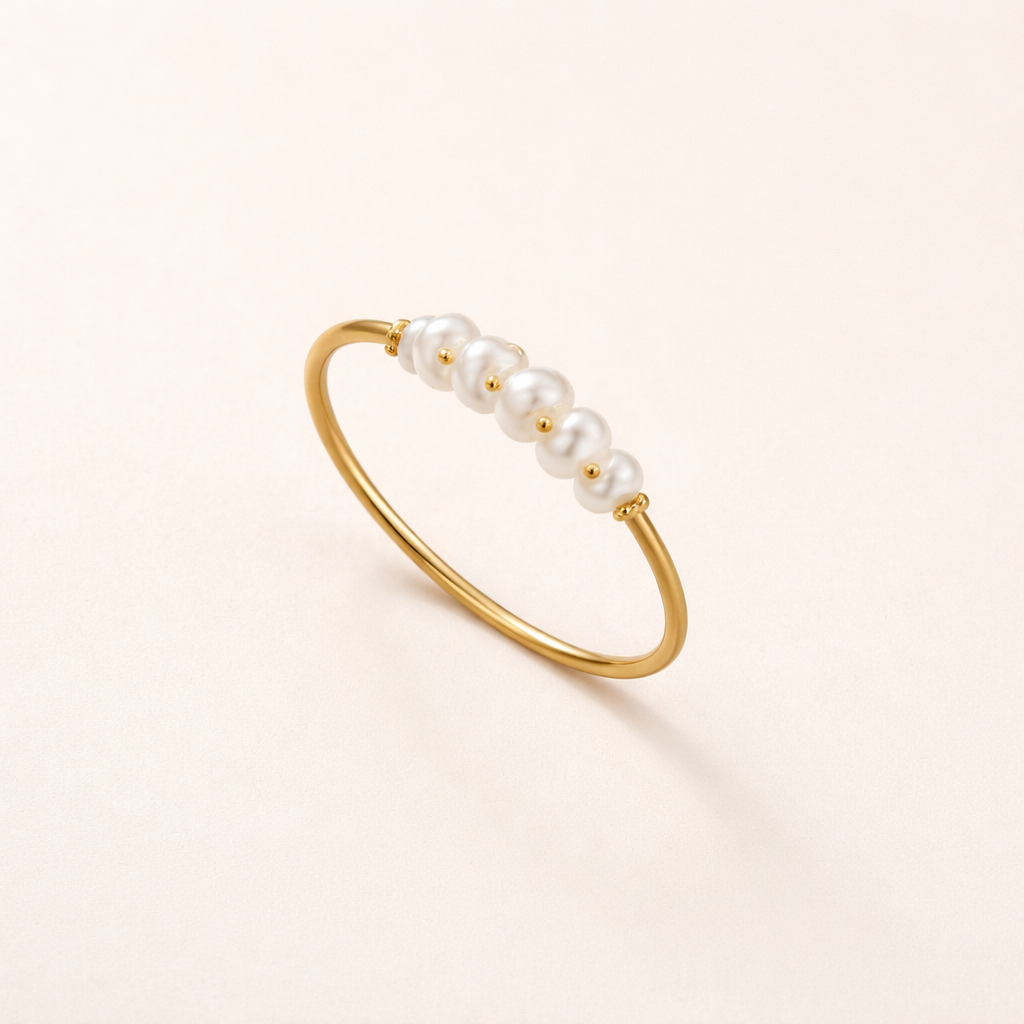 Freshwater Pearl Stacking Ring - Elodie