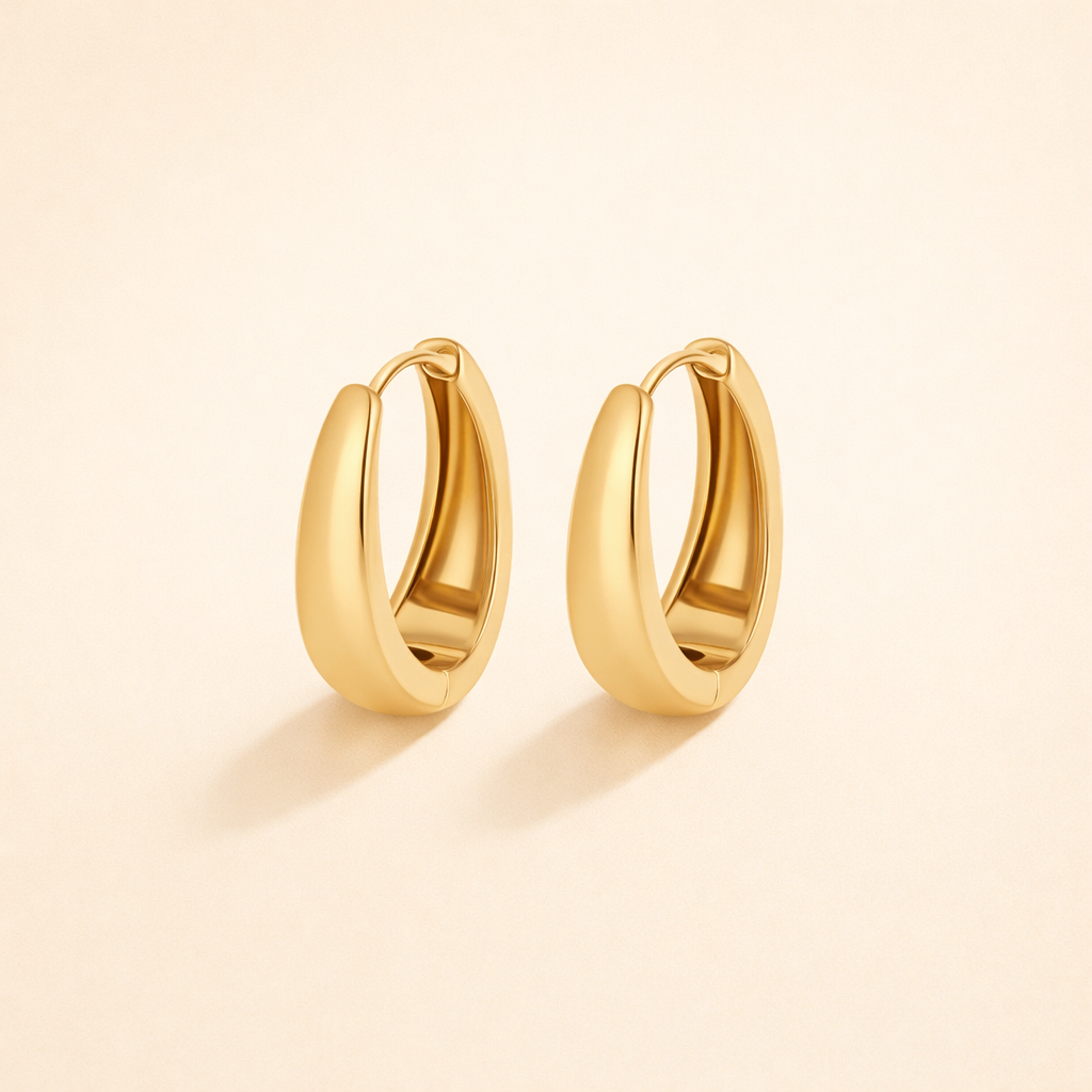 Gold Hoop Earrings