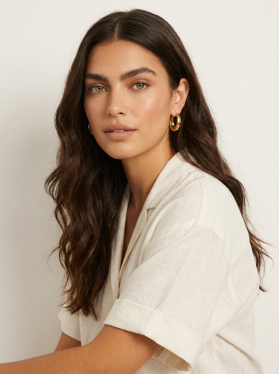 Gold Hoop Earrings