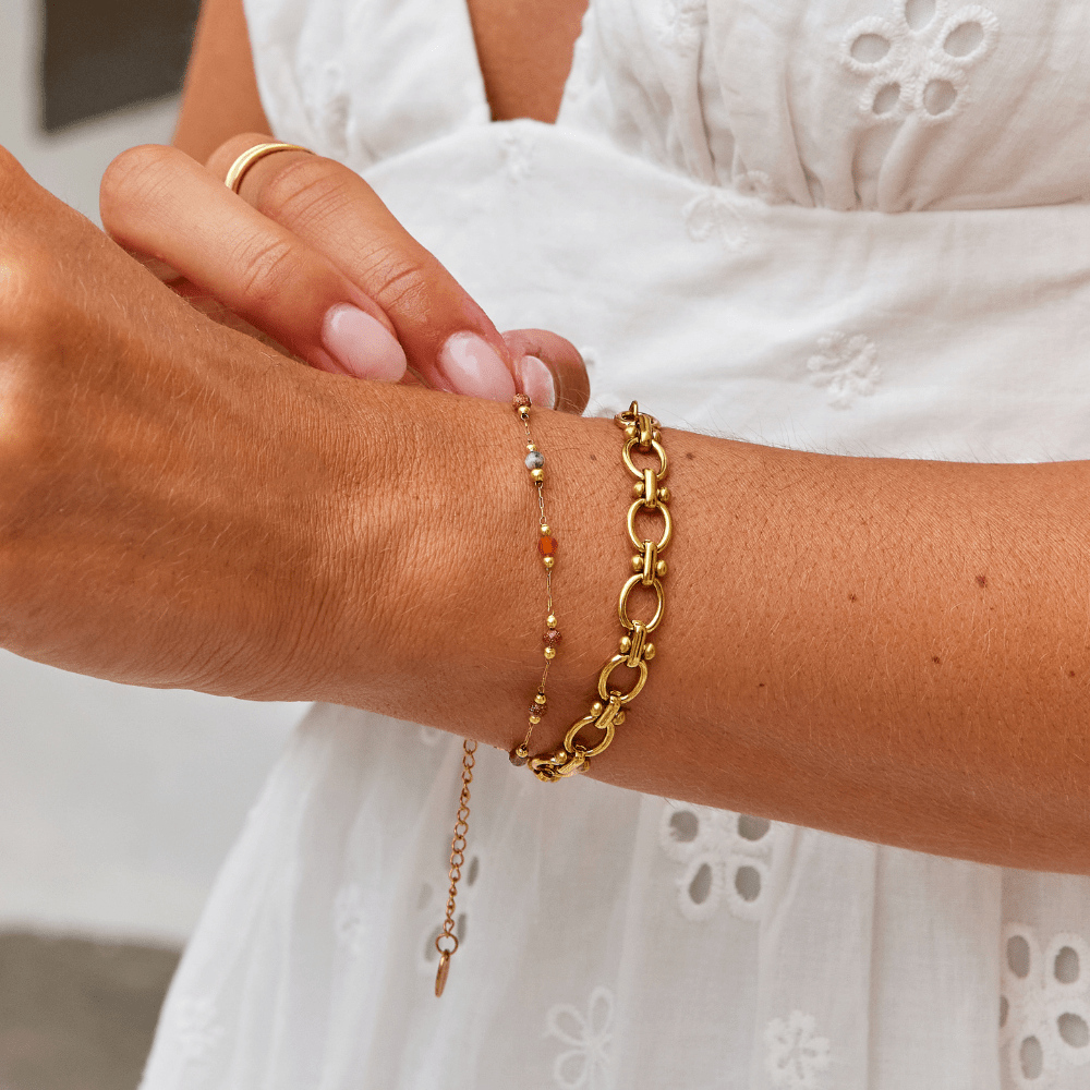 Gold Link Bracelet