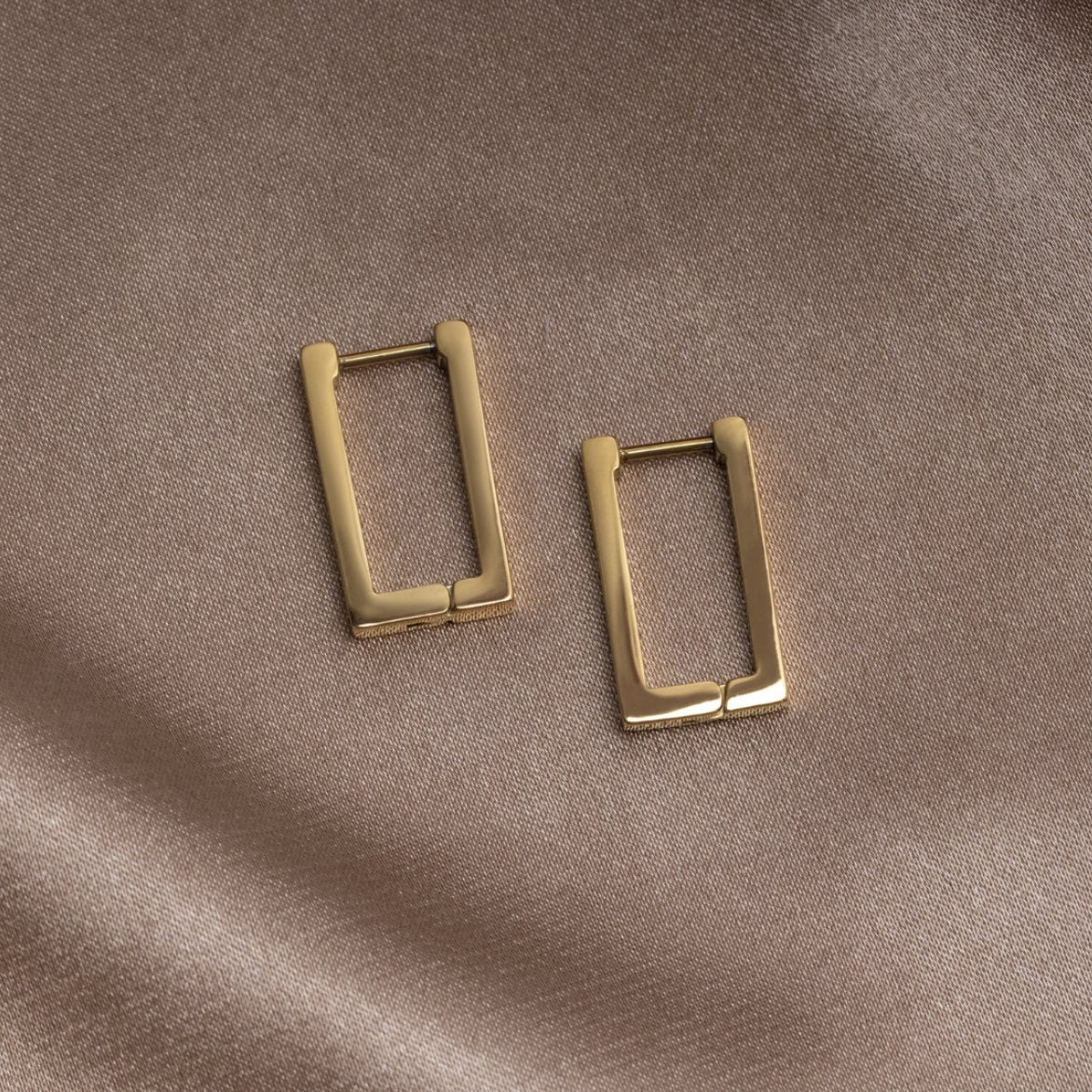 Gold Stud Earring Set
