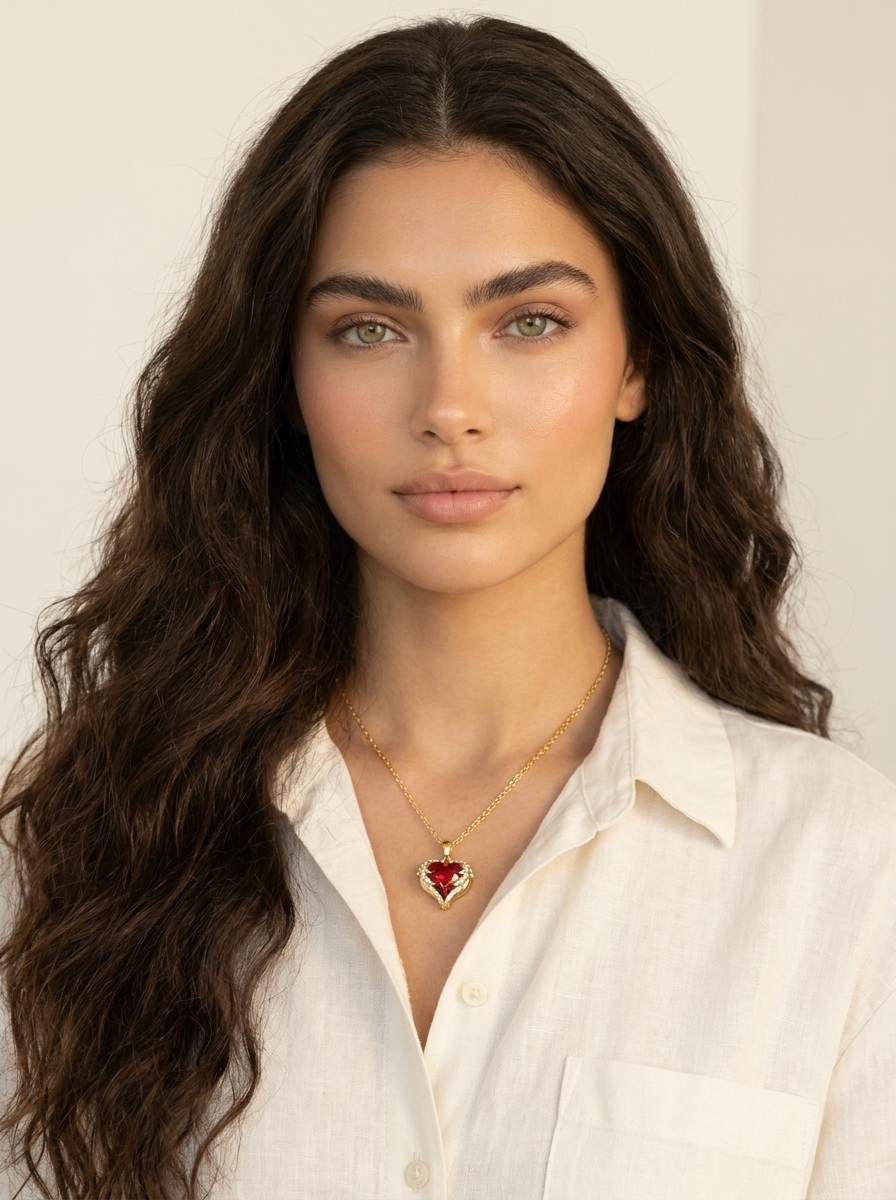Heart Crystal Necklace