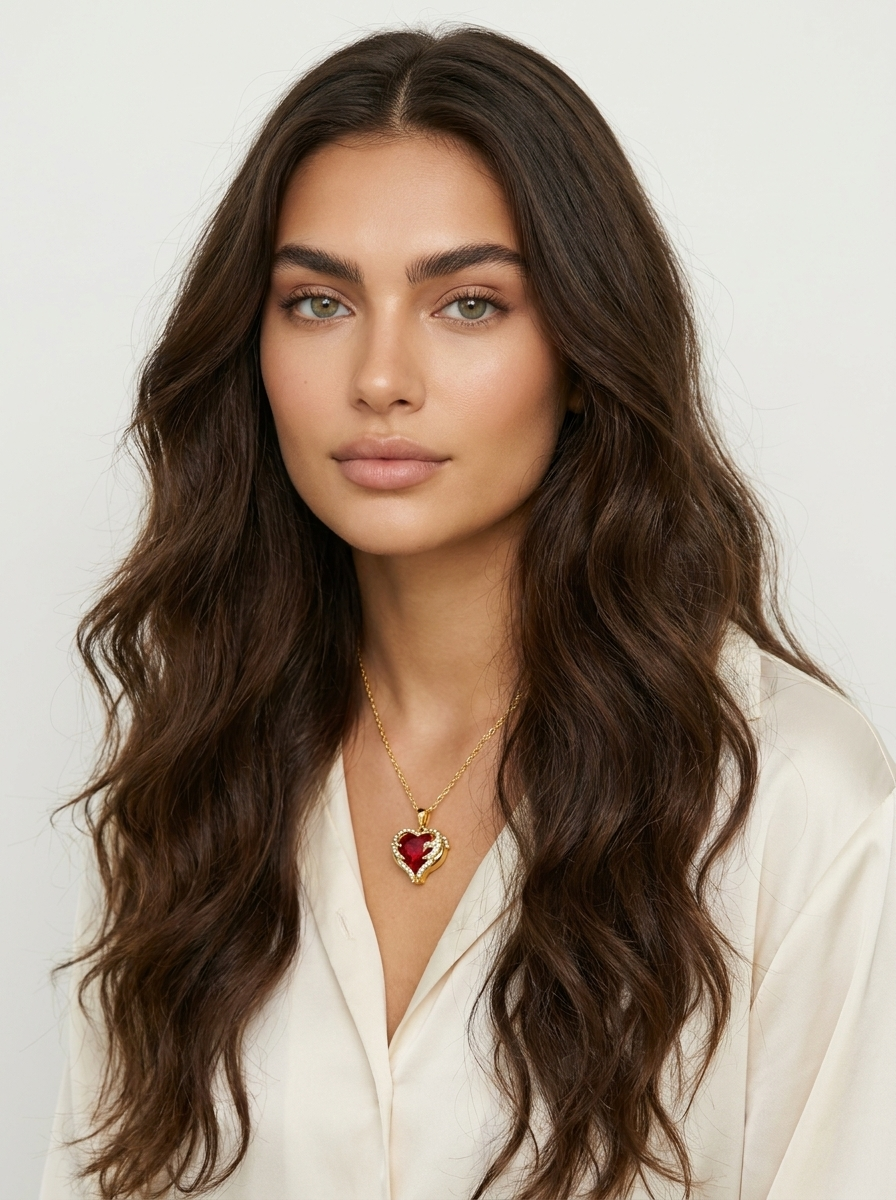 Heart Crystal Necklace
