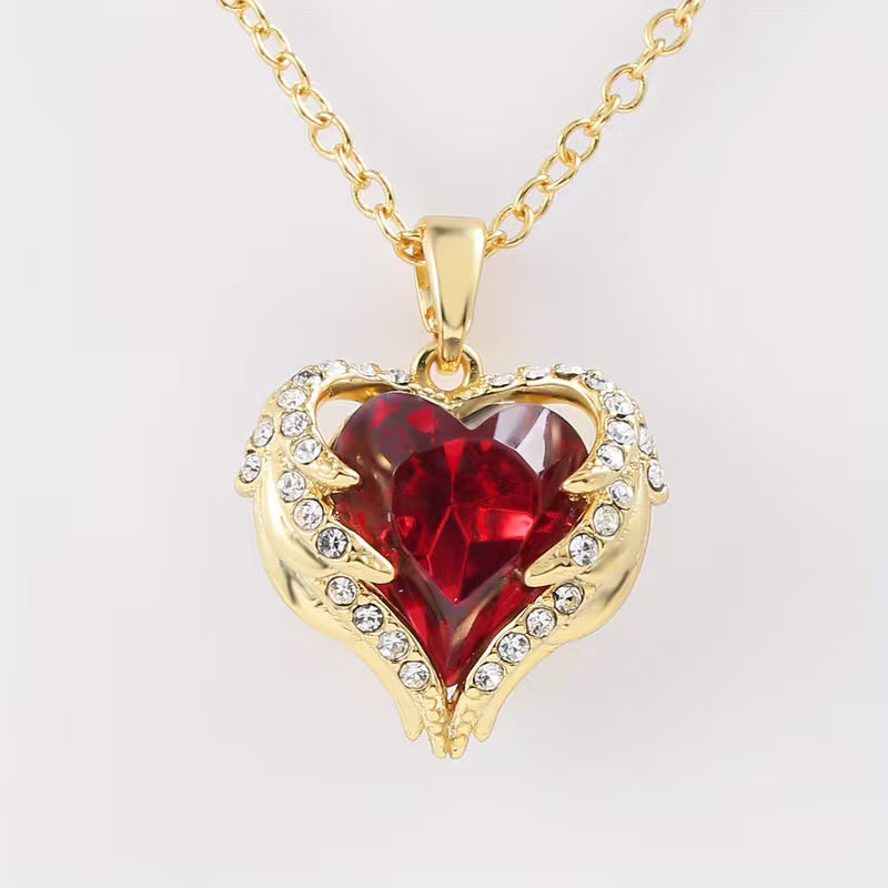 Heart Crystal Necklace