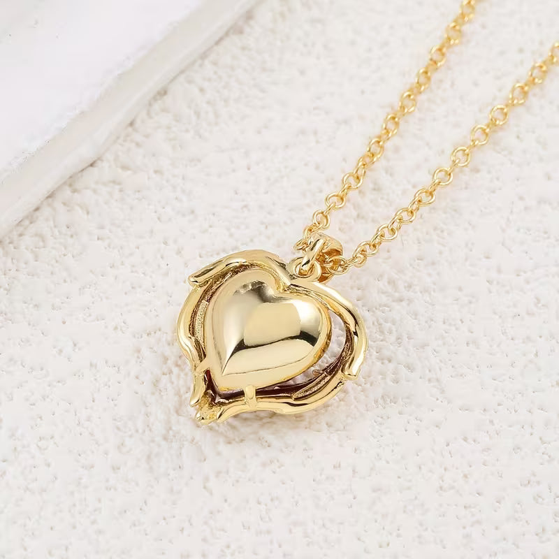 Heart Crystal Necklace