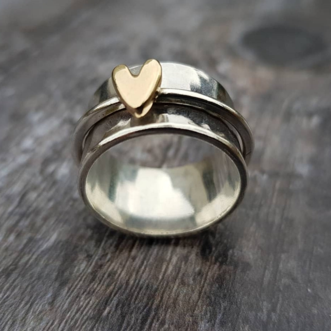 Heart Spinner Ring - Melody