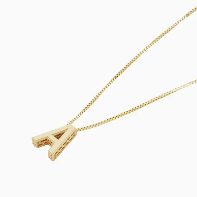 Initial Letter Pendant Necklace