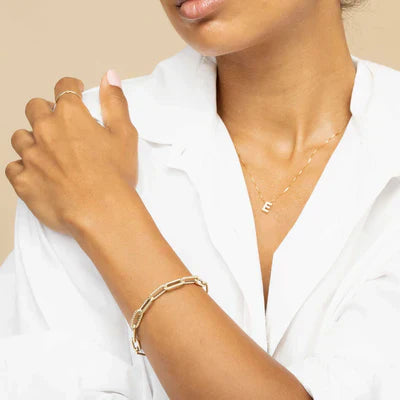 Initial Letter Pendant Necklace