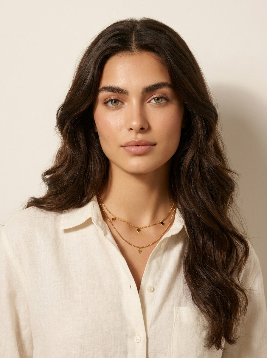 Layered Charm Chain Necklace