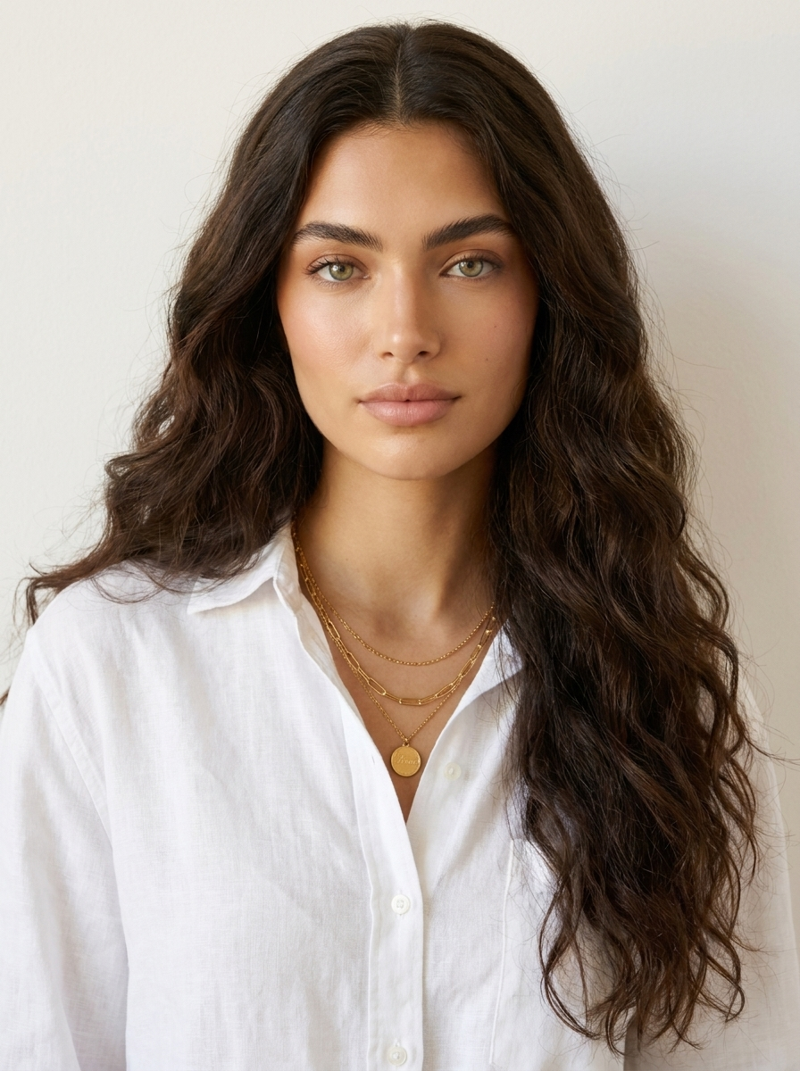 Layered Gold Coin Necklace