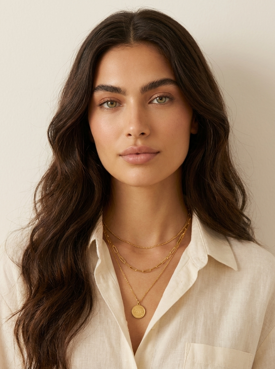 Layered Gold Coin Necklace