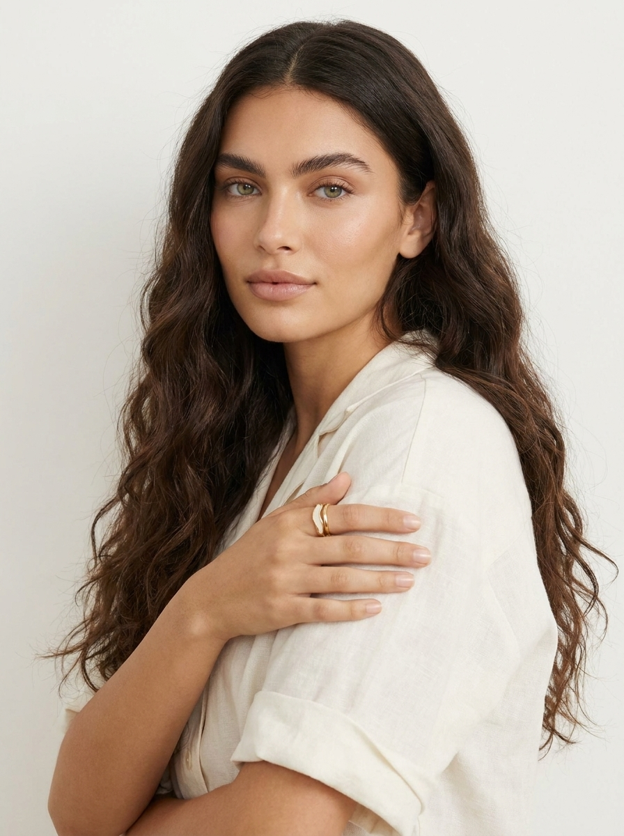 Layered Mother of Pearl Ring – Vivienne