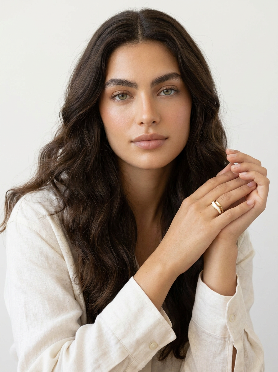 Layered Open Band Ring