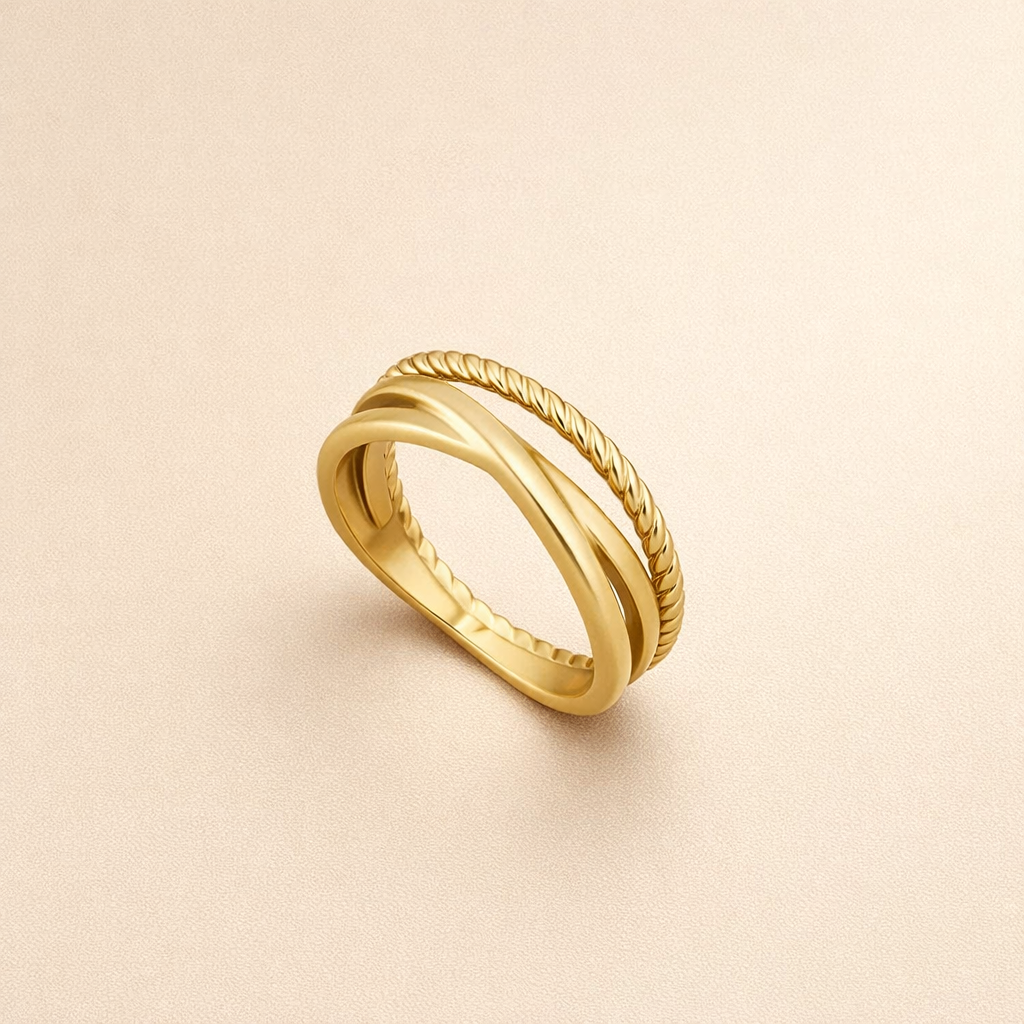 Layered Twisted Ring