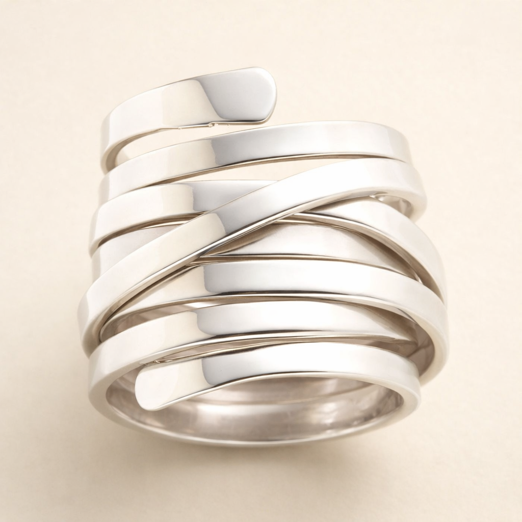 Layered Wrap Ring - Hazel