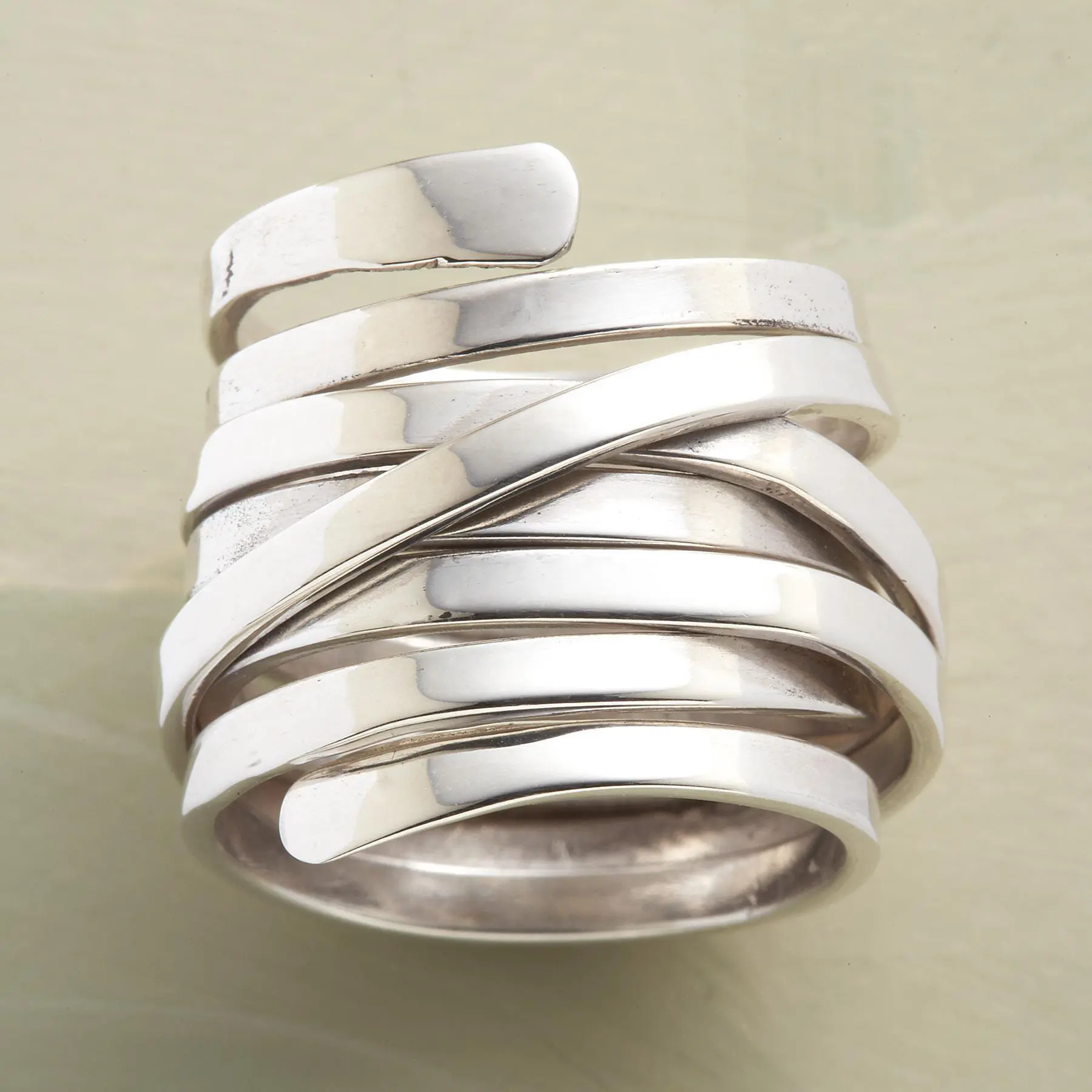 Layered Wrap Ring - Hazel