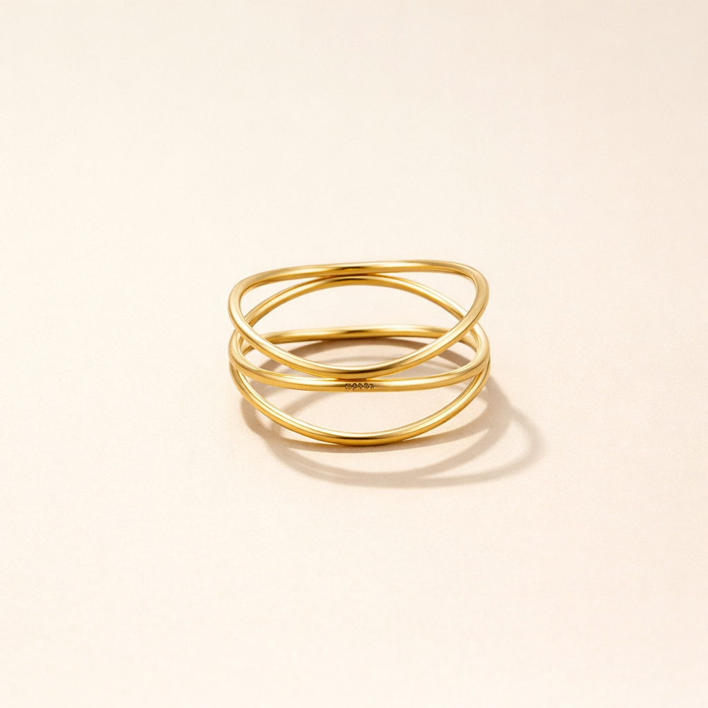 Minimalist Infinity Loop Ring – Aria