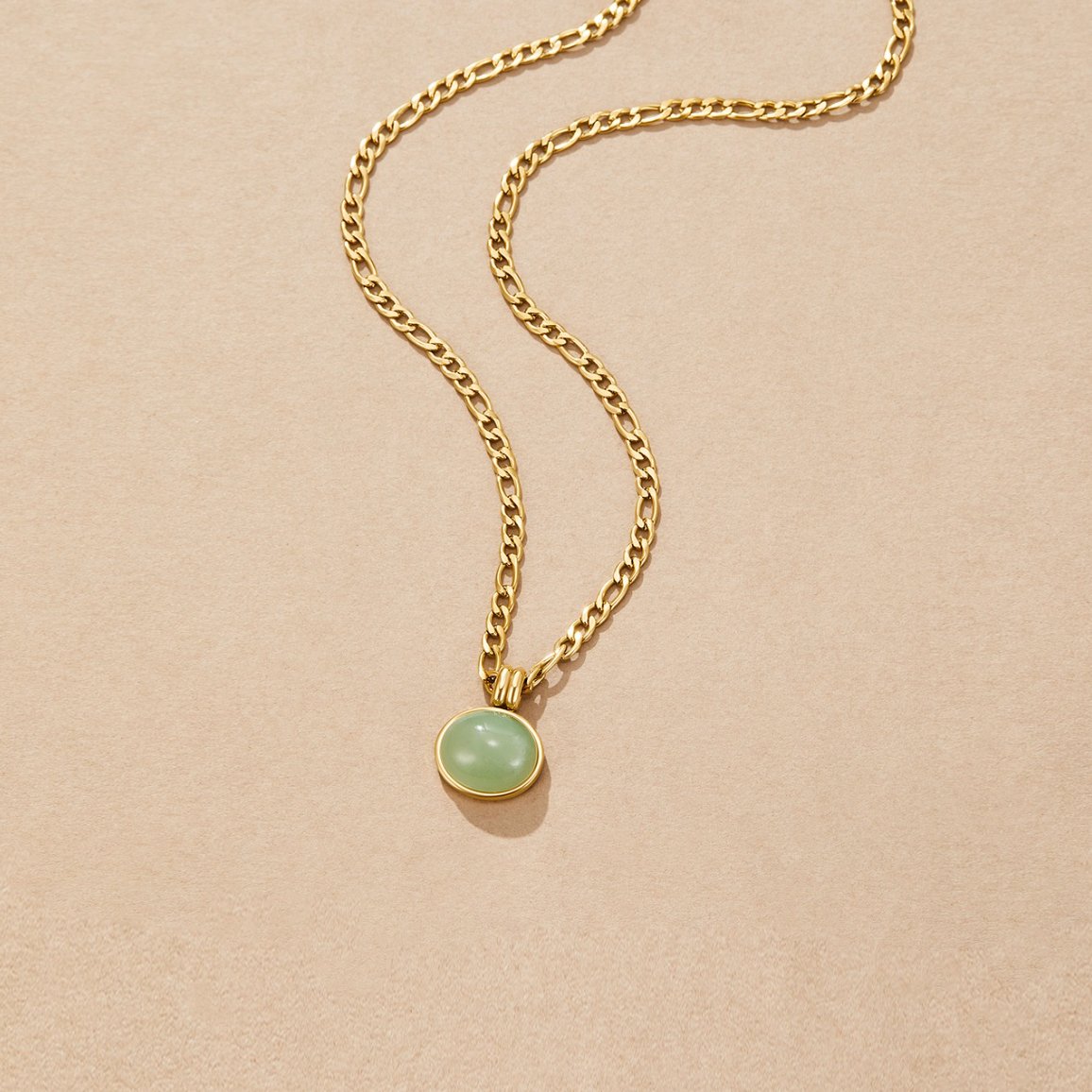 Natural Stone Pendant Necklace