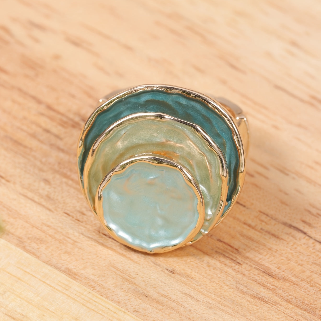Ocean Layer Statement Ring - Maris