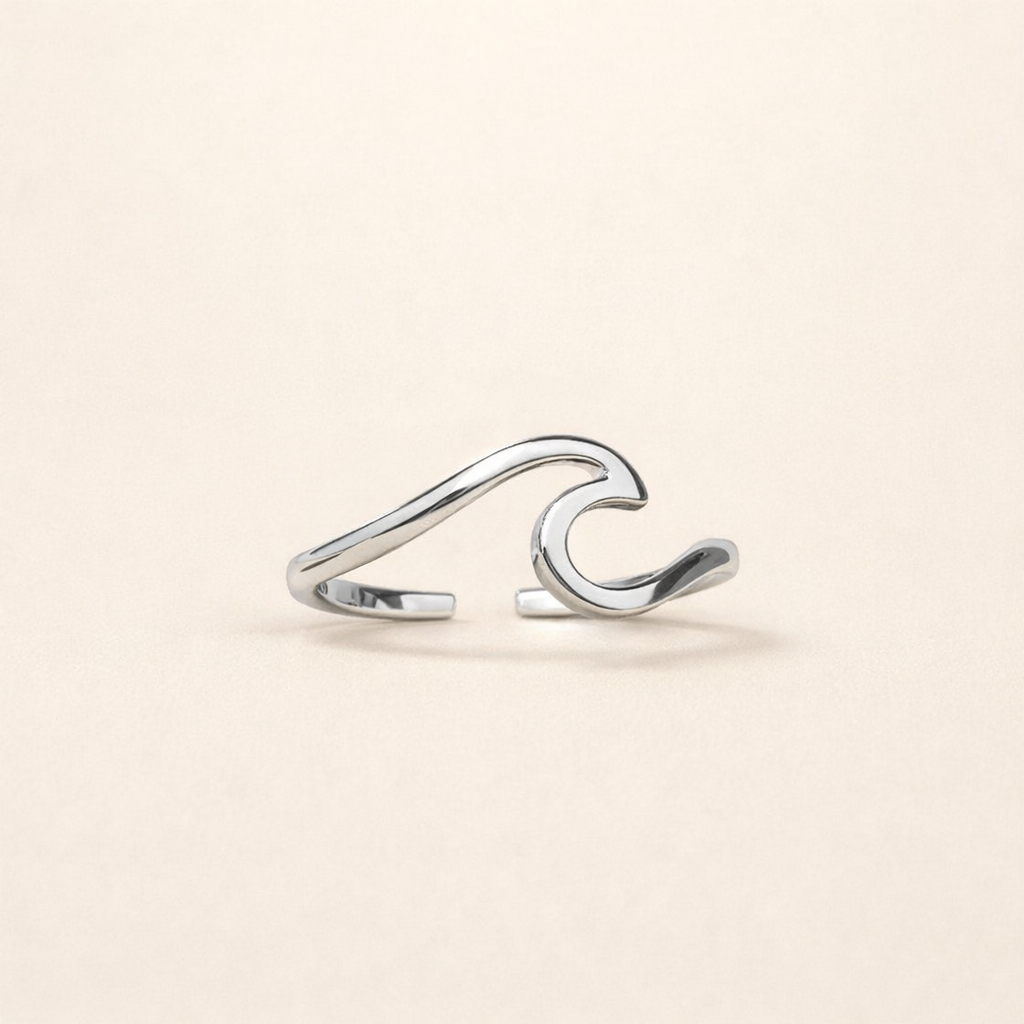 Ocean Wave Open Ring