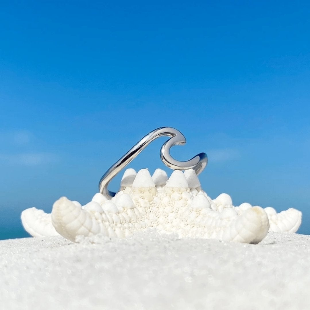 Ocean Wave Open Ring
