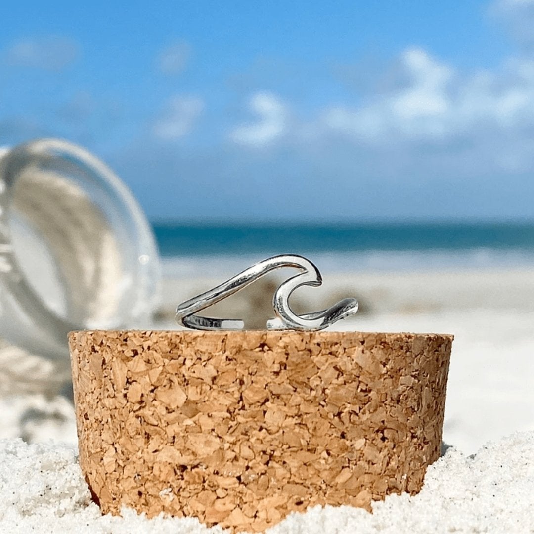 Ocean Wave Open Ring