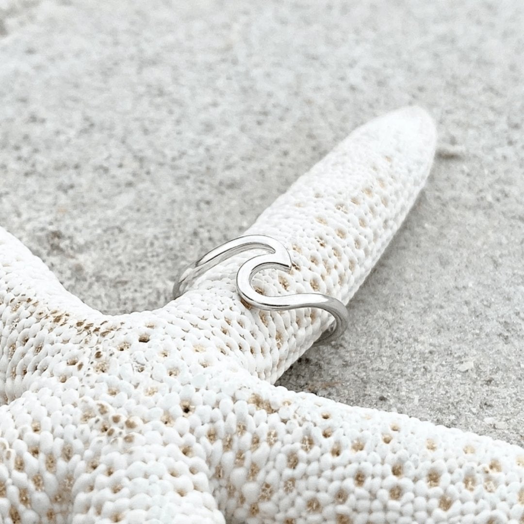 Ocean Wave Open Ring