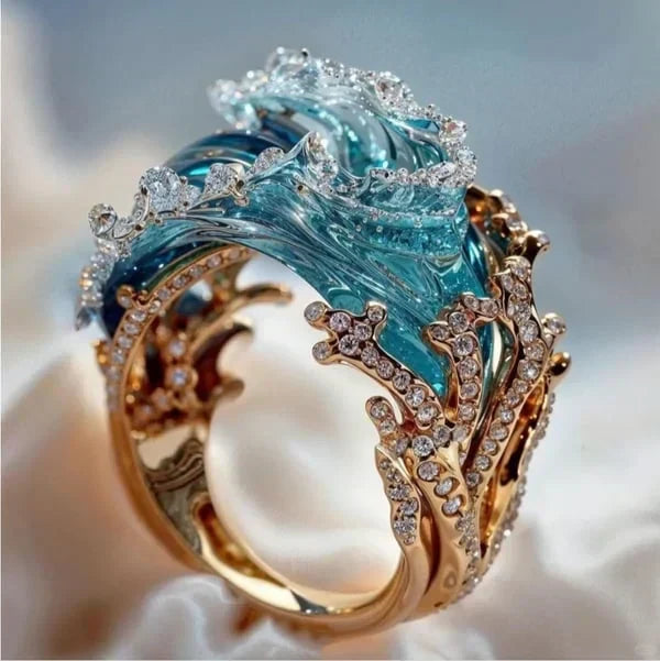 Ocean Wave Ring