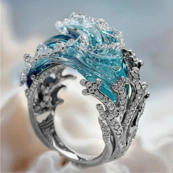 Ocean Wave Ring