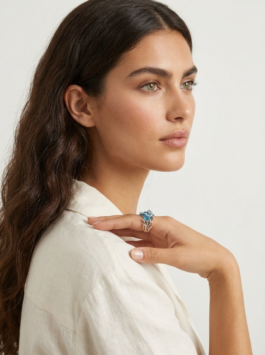 Ocean Wave Ring