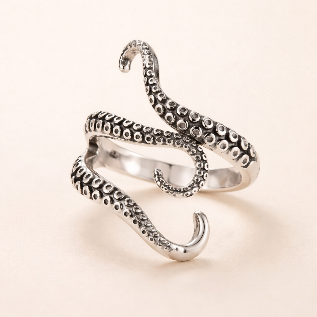 Octopus Wrap Statement Ring
