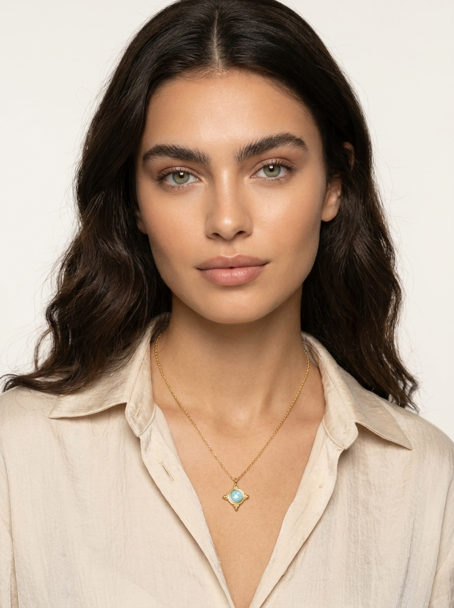 Opal Pendant Necklace