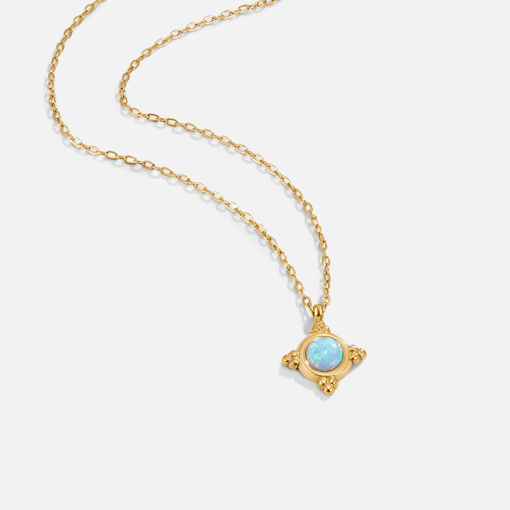 Opal Pendant Necklace