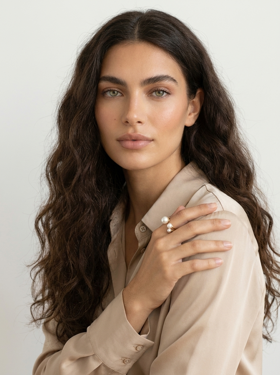 Open Pearl Statement Ring - Vivienne