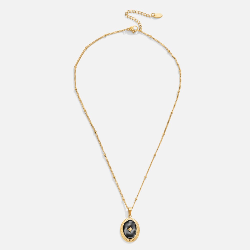 Oval Pendant Necklace