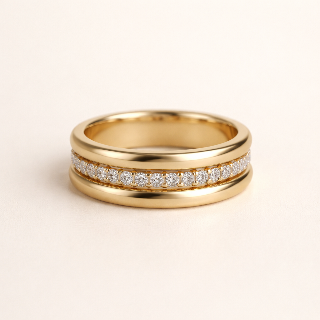 Pave Crystal Band Ring - Vivienne