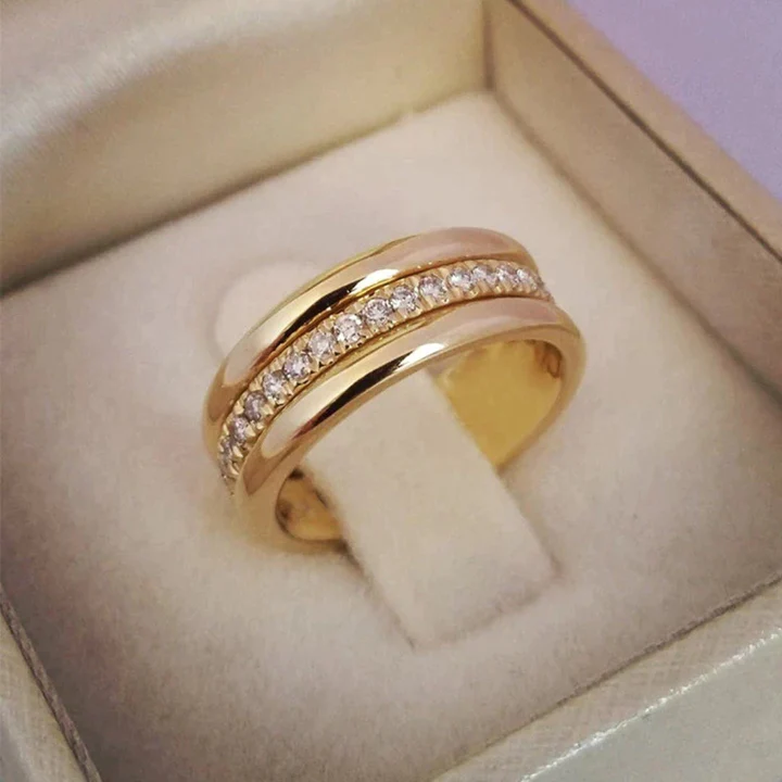 Pave Crystal Band Ring - Vivienne