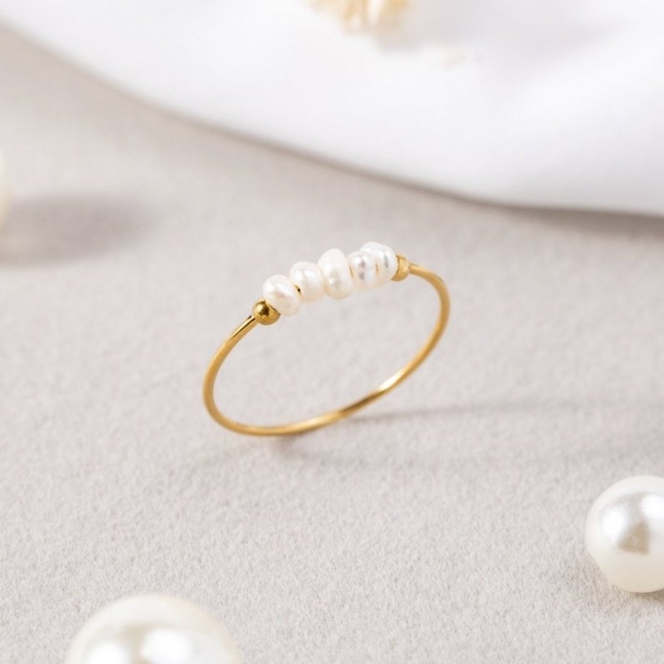 Pearl Beaded Ring