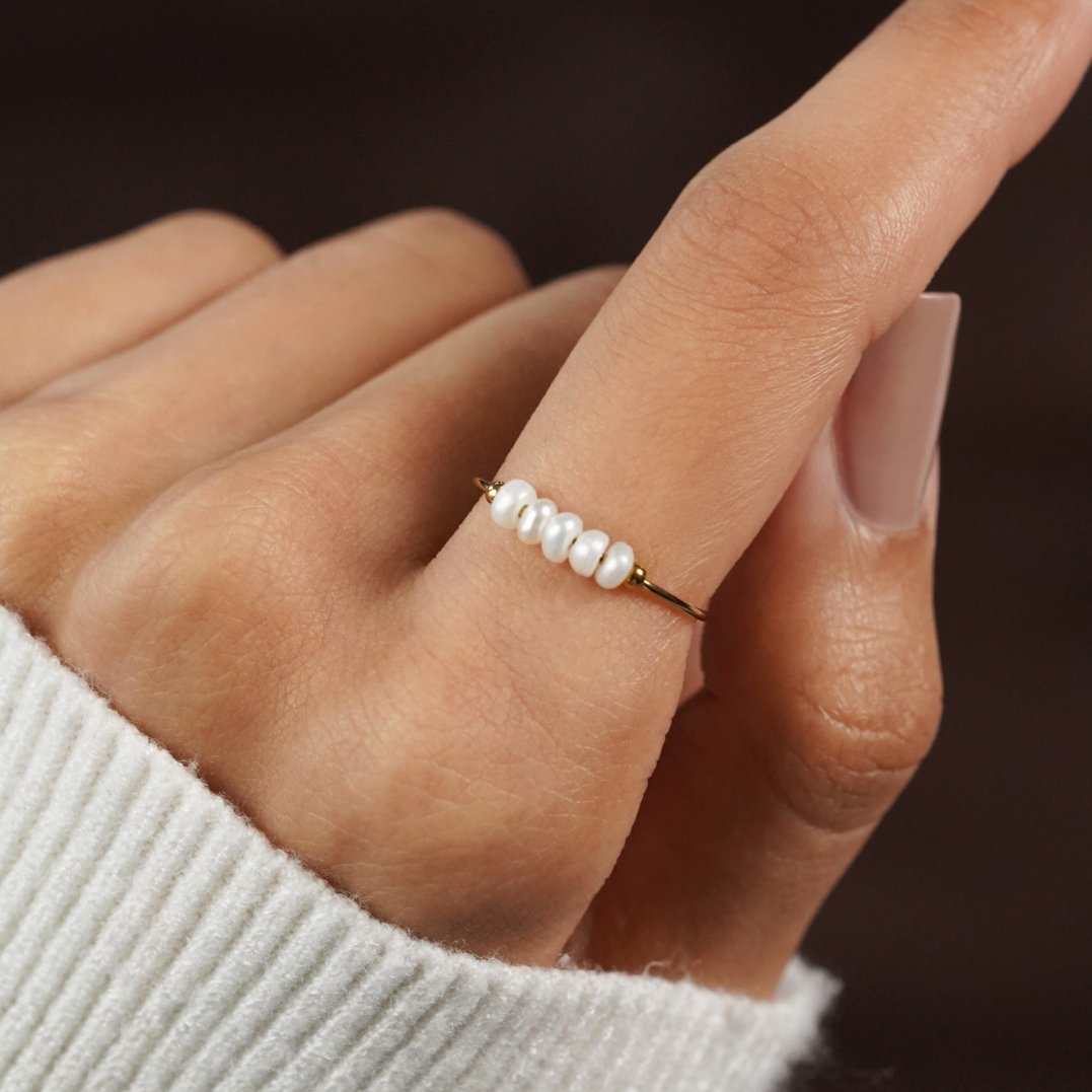 Pearl Beaded Ring