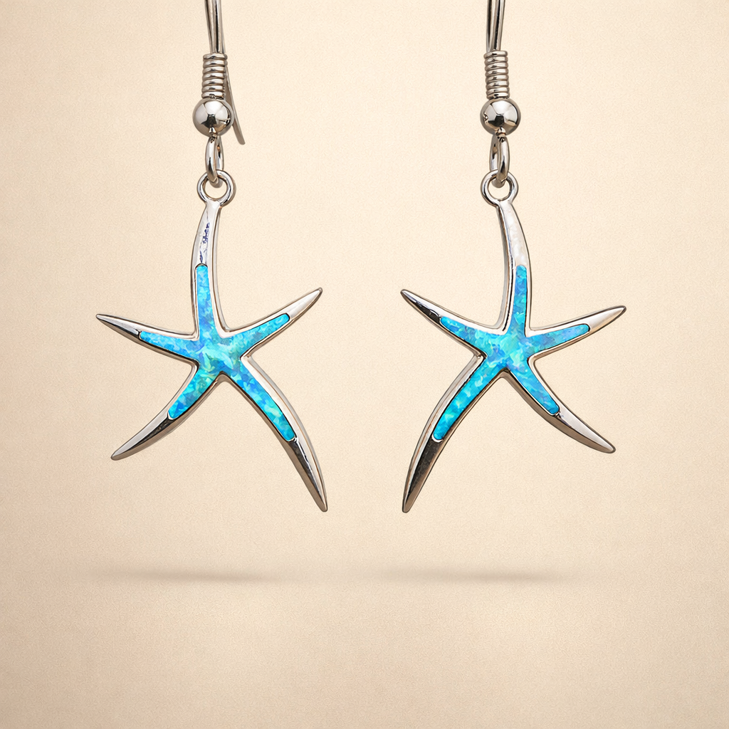 Starfish Drop Earrings