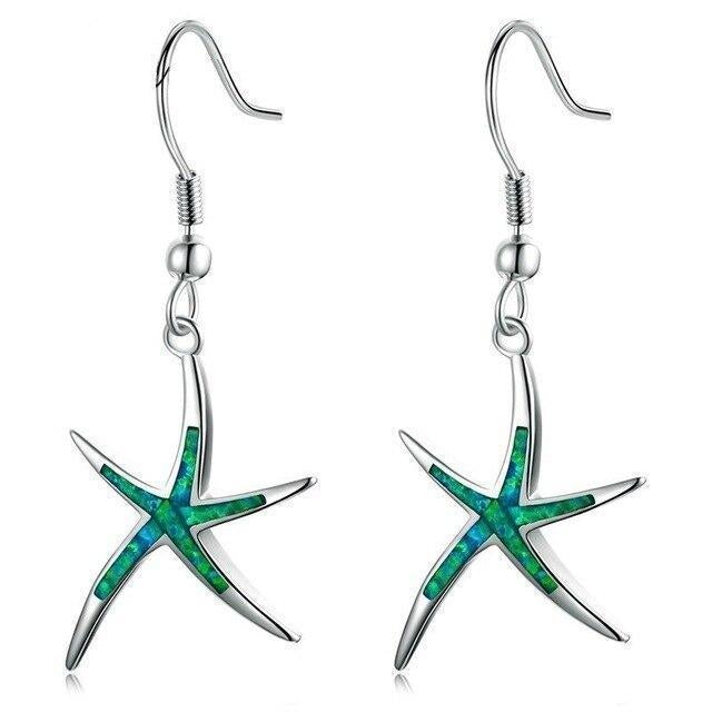 Starfish Drop Earrings
